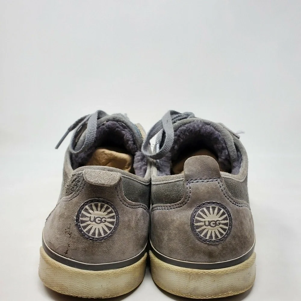UGG AUSTRALIA EVERA 1888 Gray Suede Tennis Sneaker